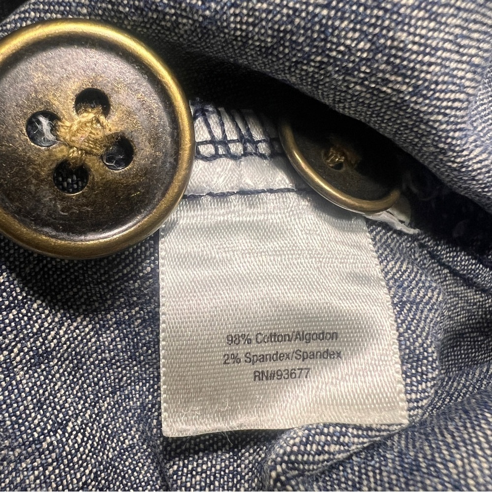 St. John’s Bay Blue Denim Jean Jacket, Size Medium - Picture 9 of 10